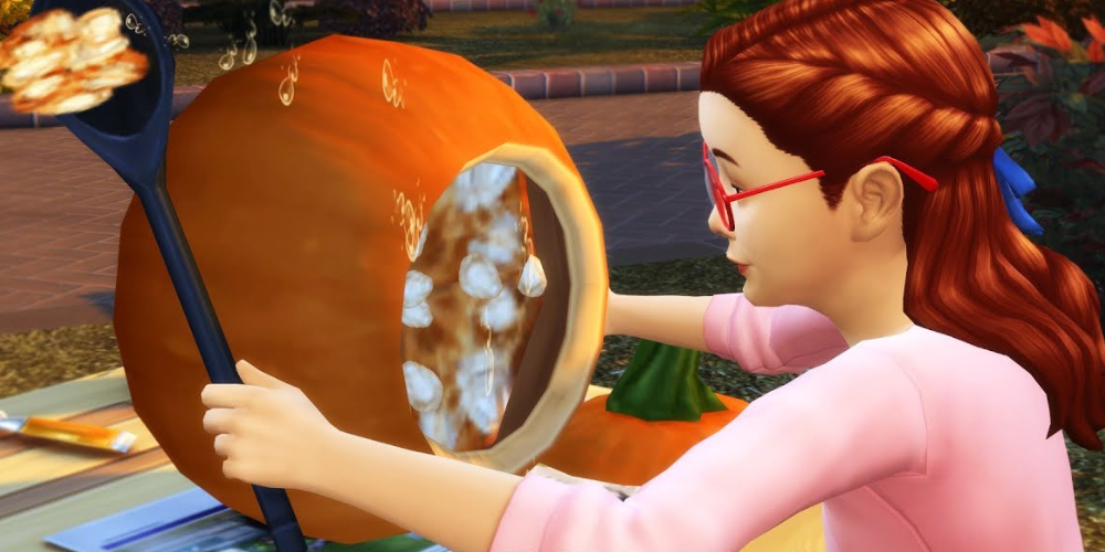 The Sims 4 pumpkin 